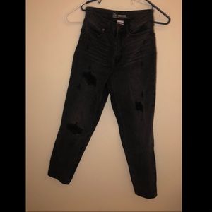 No Boundaries High Rise Black Ripped Jeans